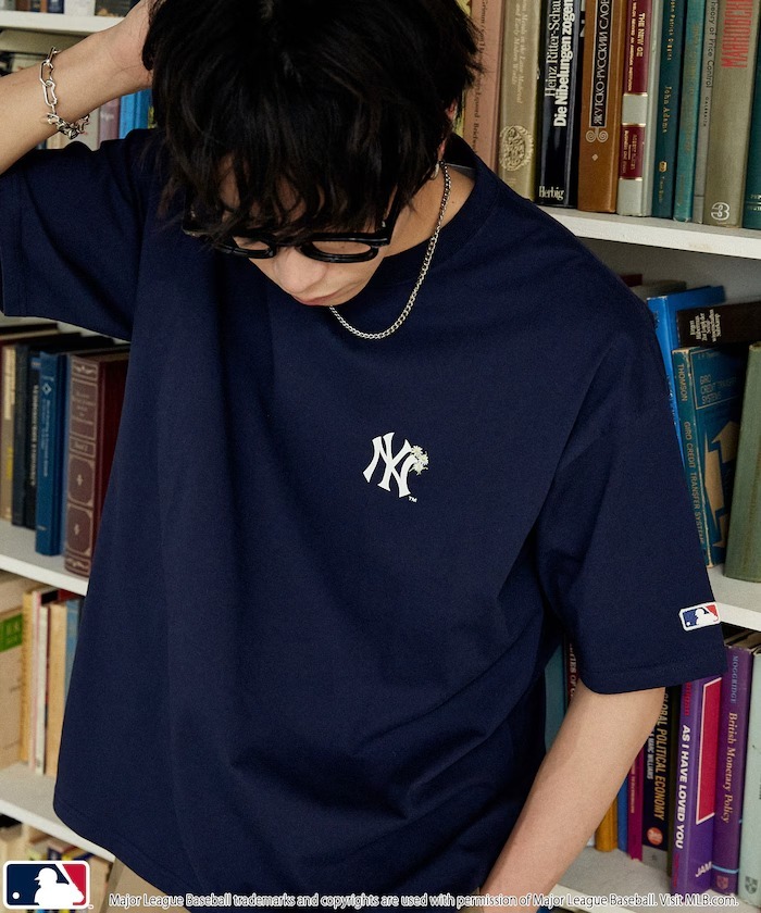 日本 MLB x Publux 別注 Flower Logo T-Shirt