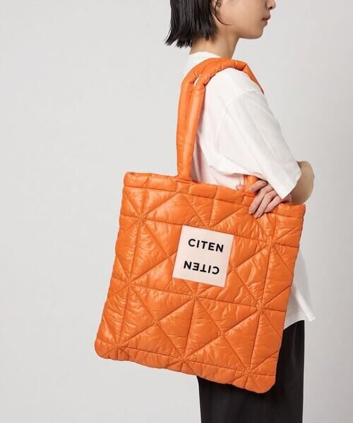 RJ78 日本CITEN 方塊絎縫中型托特包 (42326990030)