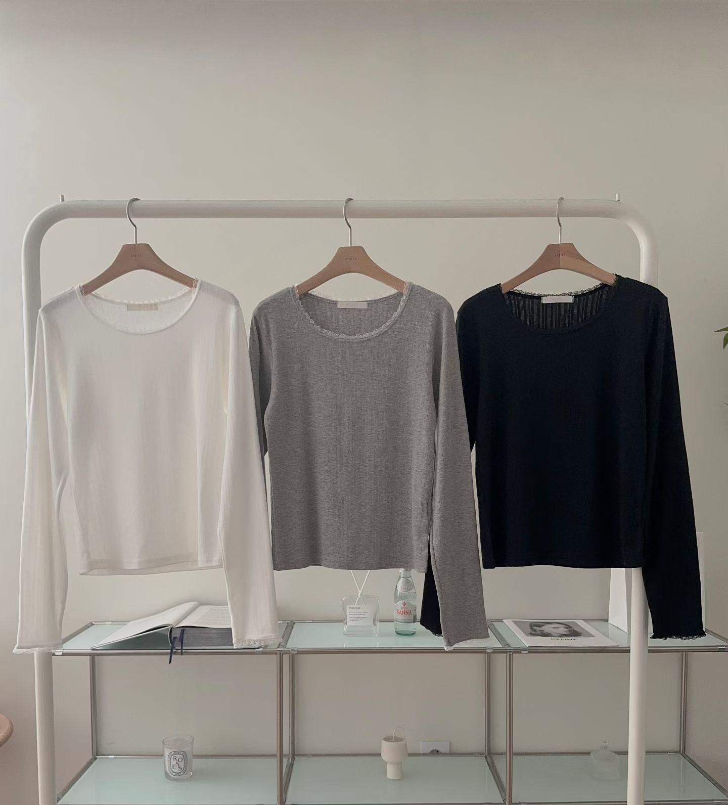 TZ2602 little lace Top