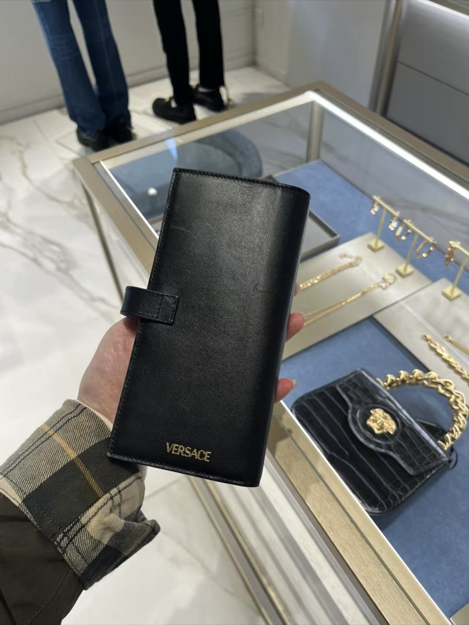 Outlet Versace Long Wallet