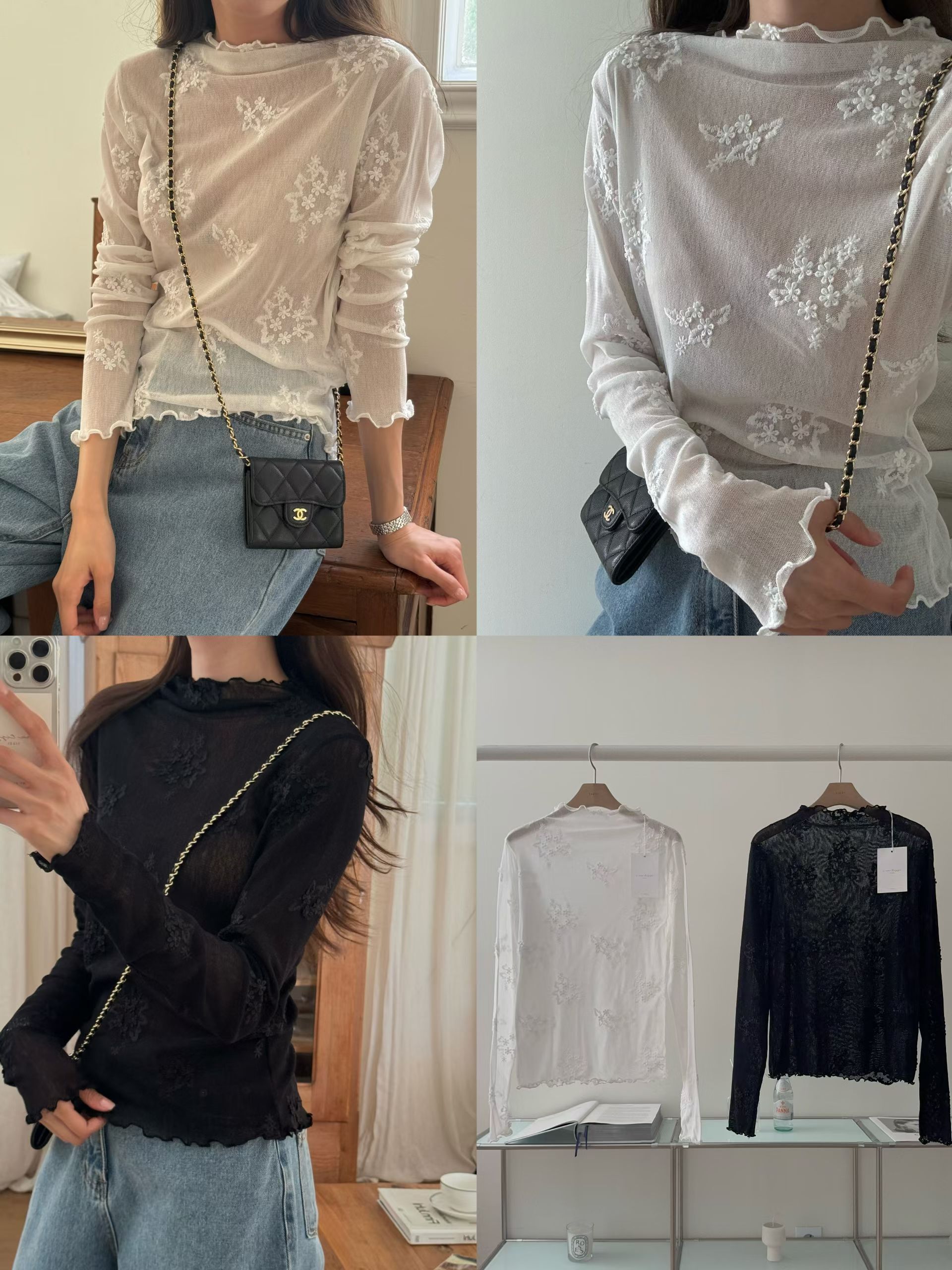 TZ2609 Lace 透感上衣