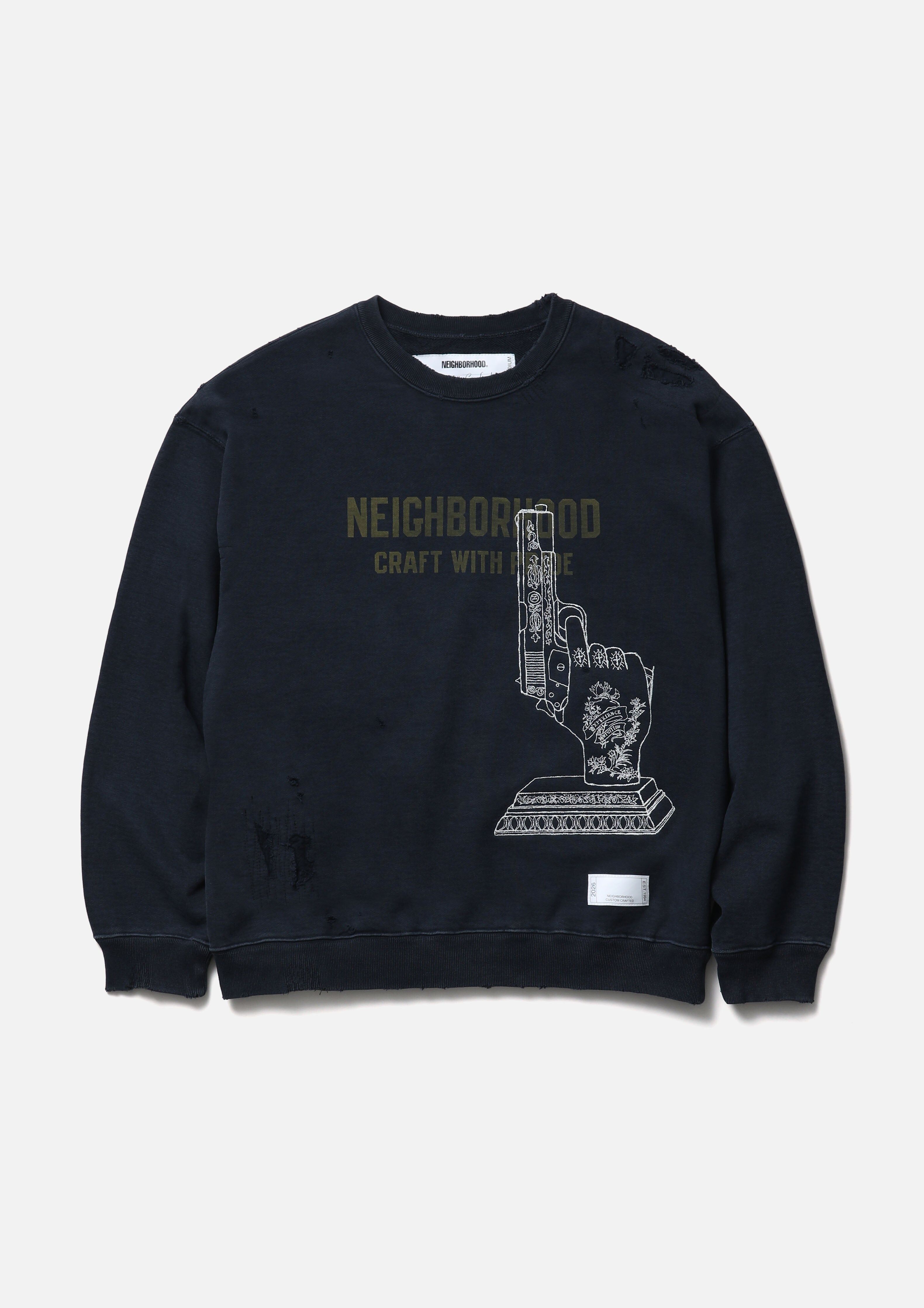 『代購商品』2026SS NEIGHBORHOOD NBHD SAVAGE SWEAT SHIRT LS 大學T 261FPNH-CSM08