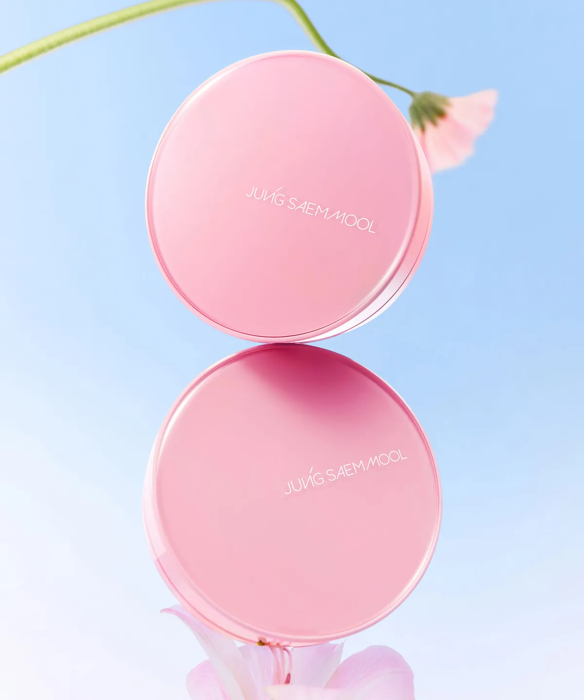 【粉色限定版組合+氣墊胭脂】JUNG SAEM MOOL 鄭瑄茉 經典裸感氣墊粉底【4款色號】
