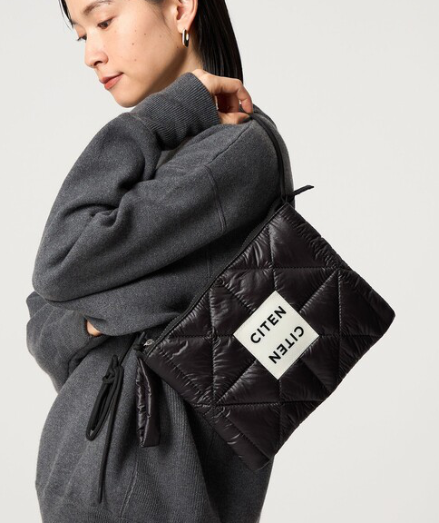 RJ81 日本CITEN citenciten經典方塊絎縫迷你斜背包 (42326990211)