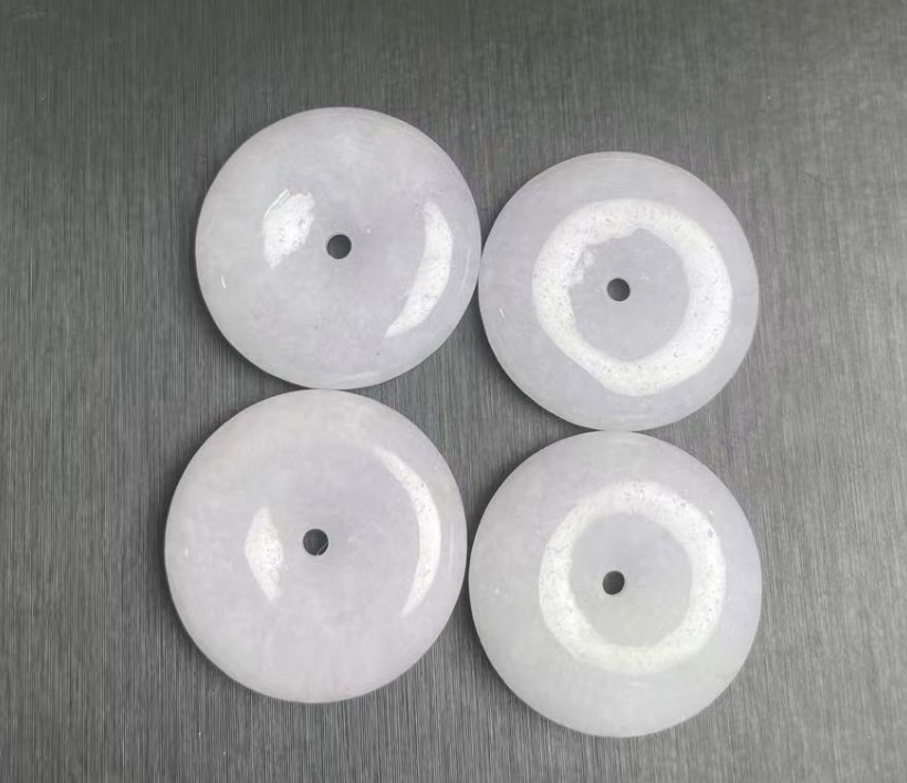 AB260308-S56-翡翠紫羅蘭平安扣-(預計4月中到貨)(只限尖沙咀門市自取不包郵)