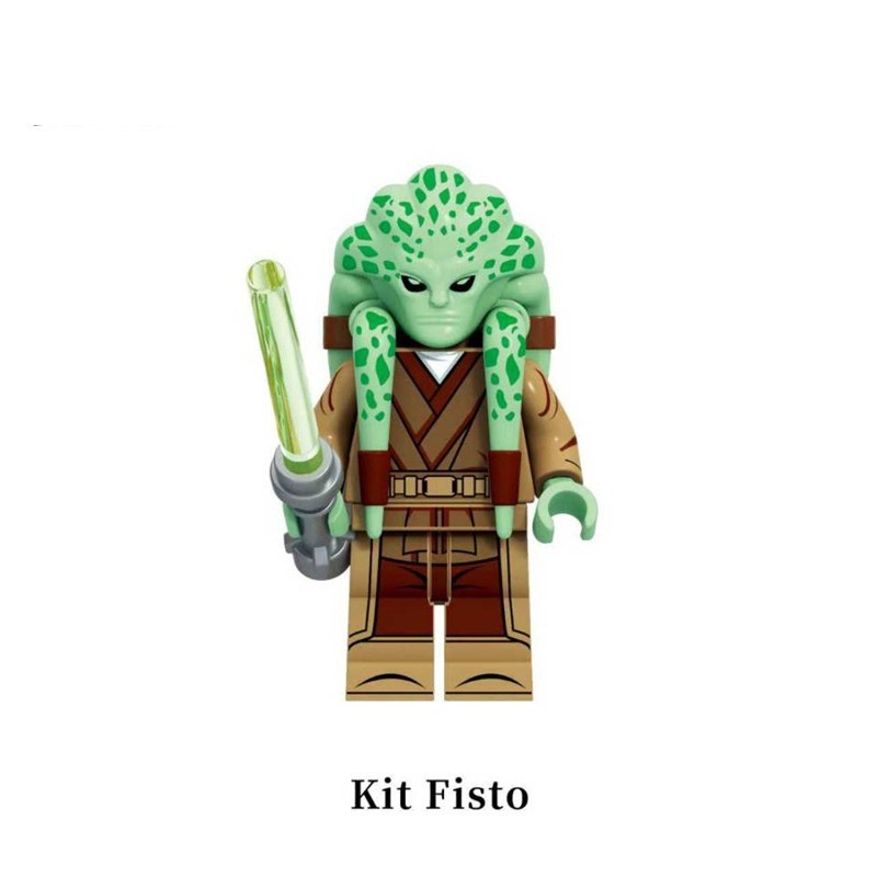 Star Wars Kit Fisto Custom Minifigures Minifigs Fit Lego MB2003