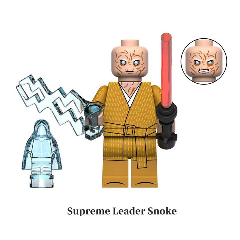 Star Wars Supreme Leader Snoke Custom Minifigures Minifigs Fit Lego MB2005