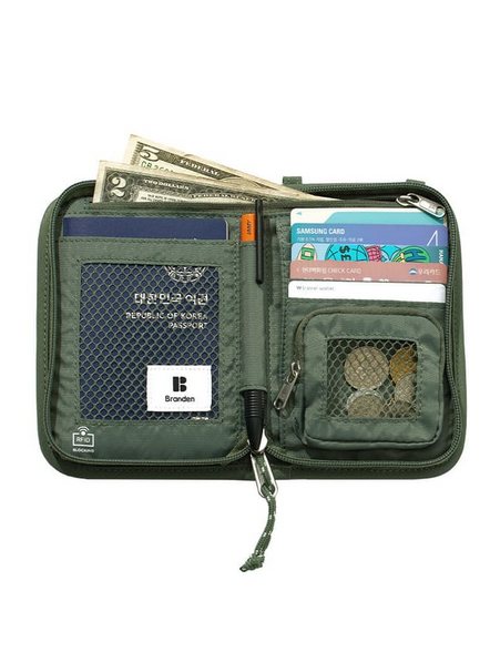 【Branden】 Wallet Bag 【防竊 RFID✔️收納護照✔️現金✔️卡片✔️手機】 【3色】不設退換