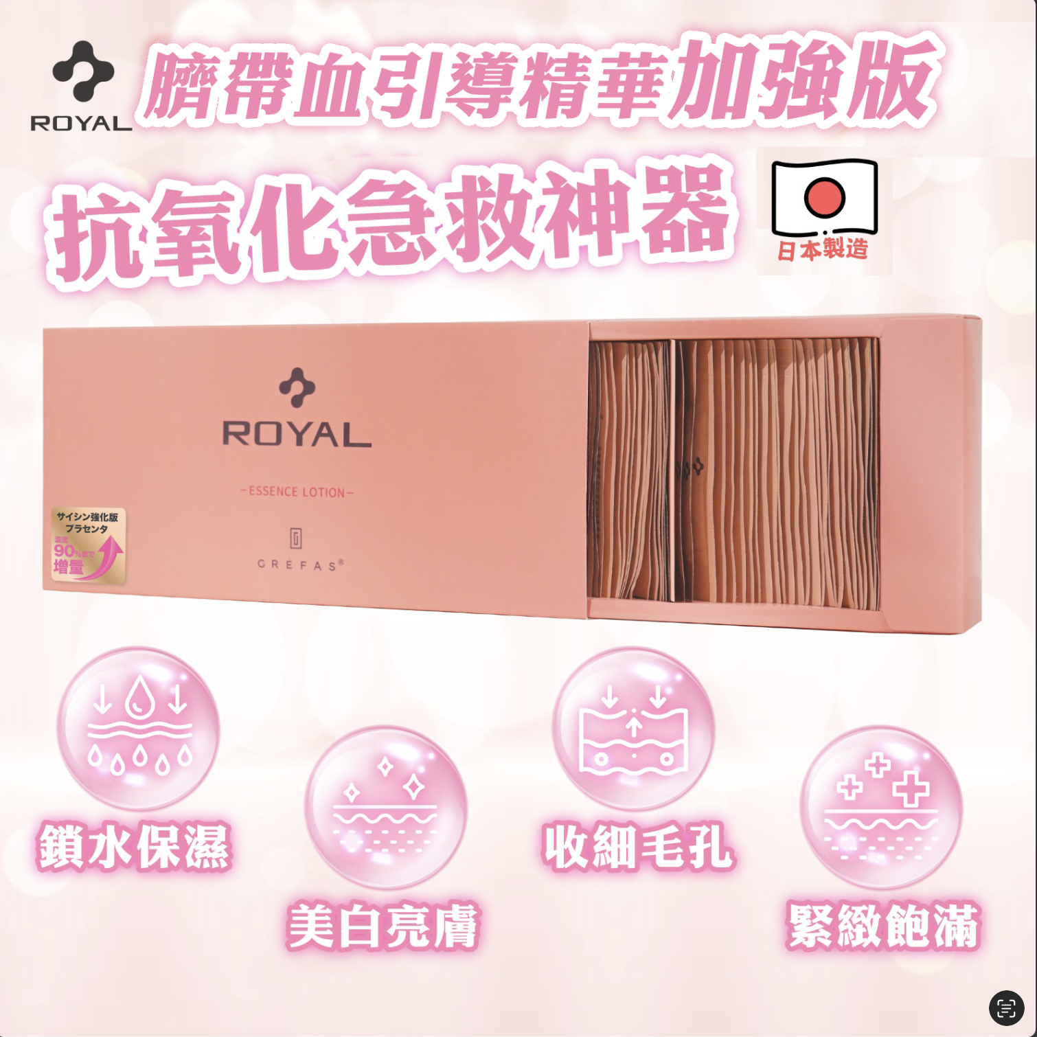 0309BB22-護膚品SKC-臍帶血引導精華 買二送二，共四盒 送 臍帶血精華面膜 20片（A22）