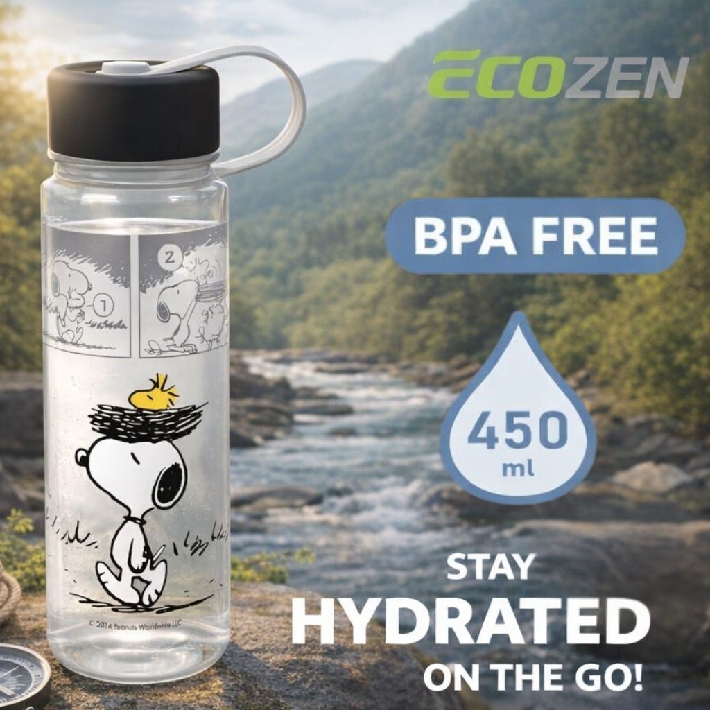 史諾比 |便攜式運動水樽(450ml)