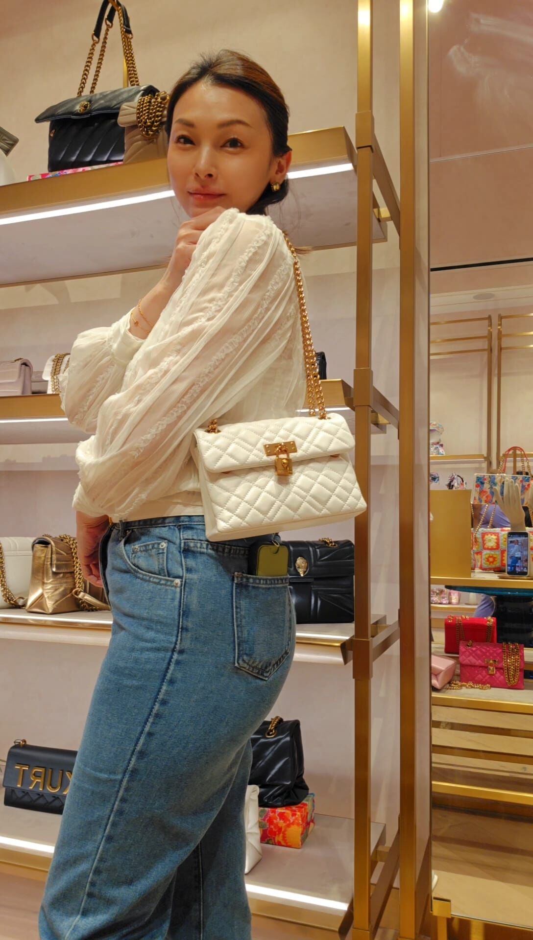 英國代購 (獨立訂單)-Kurt Geiger London Mini Brixton Lock Bag