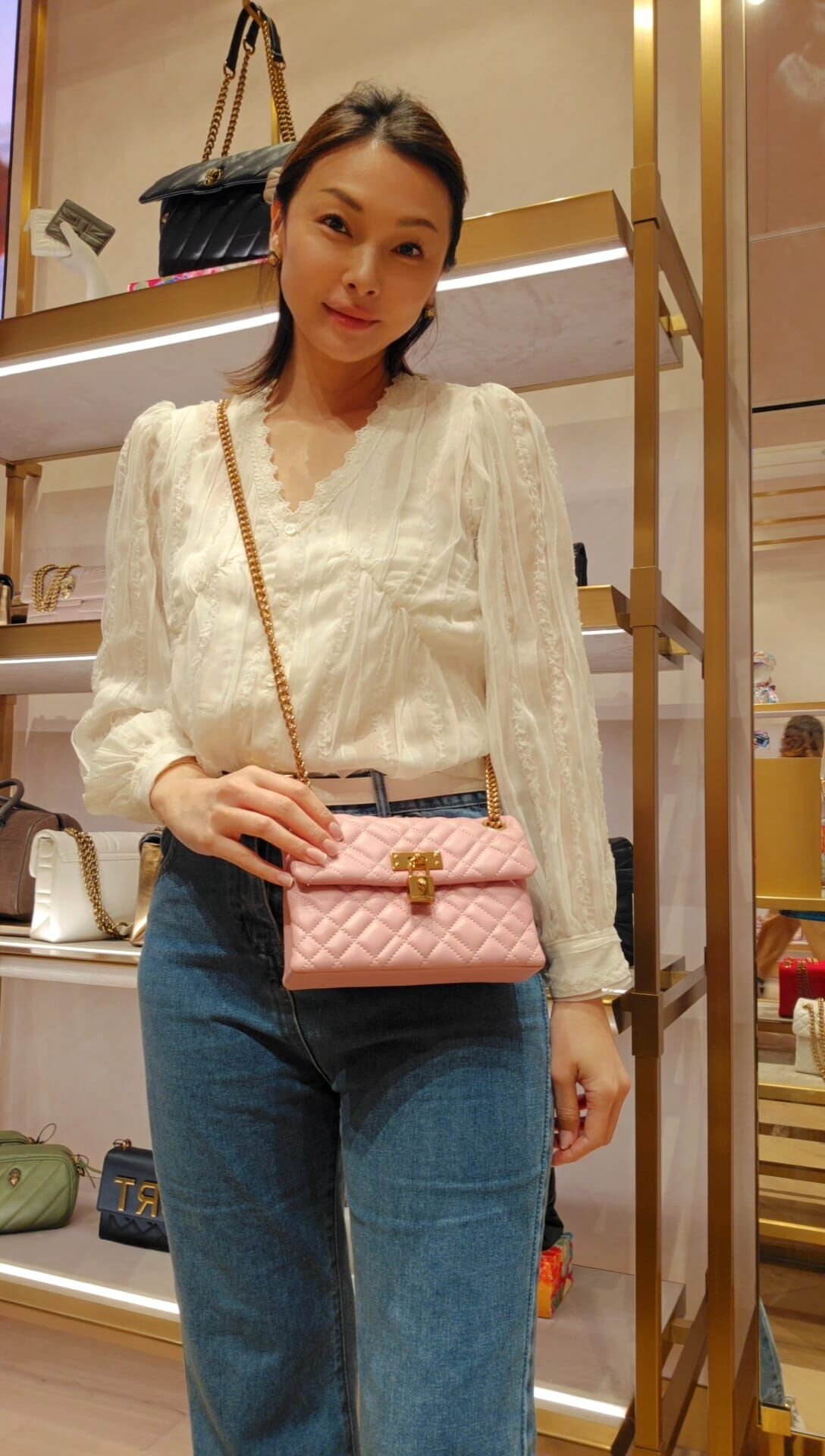 英國代購 (獨立訂單)-Kurt Geiger London Mini Brixton Lock Bag