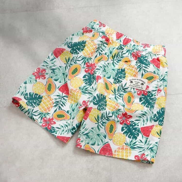 日本 90-130 夏日輕薄兒童泳褲 沙灘褲 3色