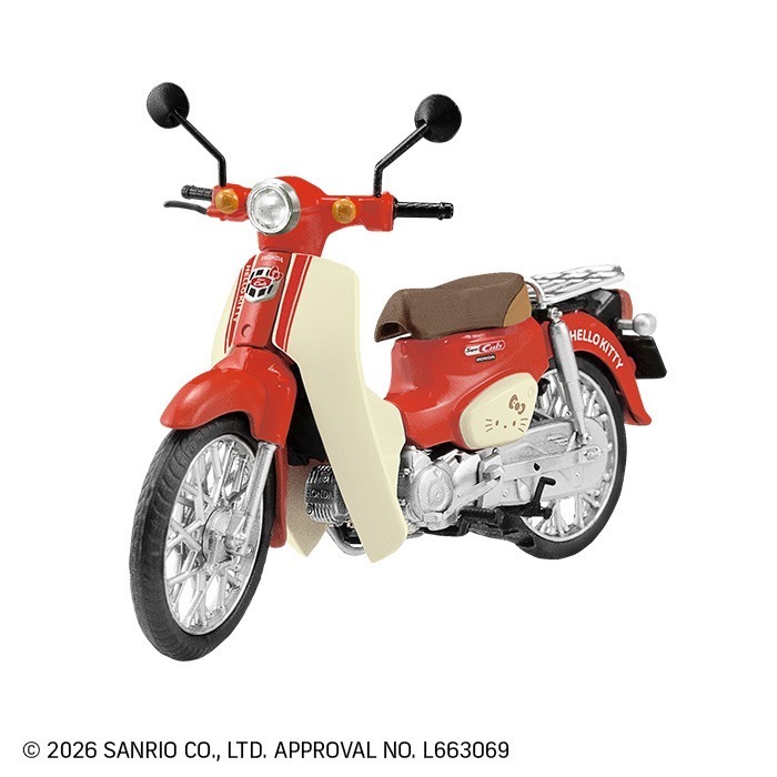 （現貨）三麗鷗 Sanrio × HONDA Super Cub 摩托車模型 盲盒