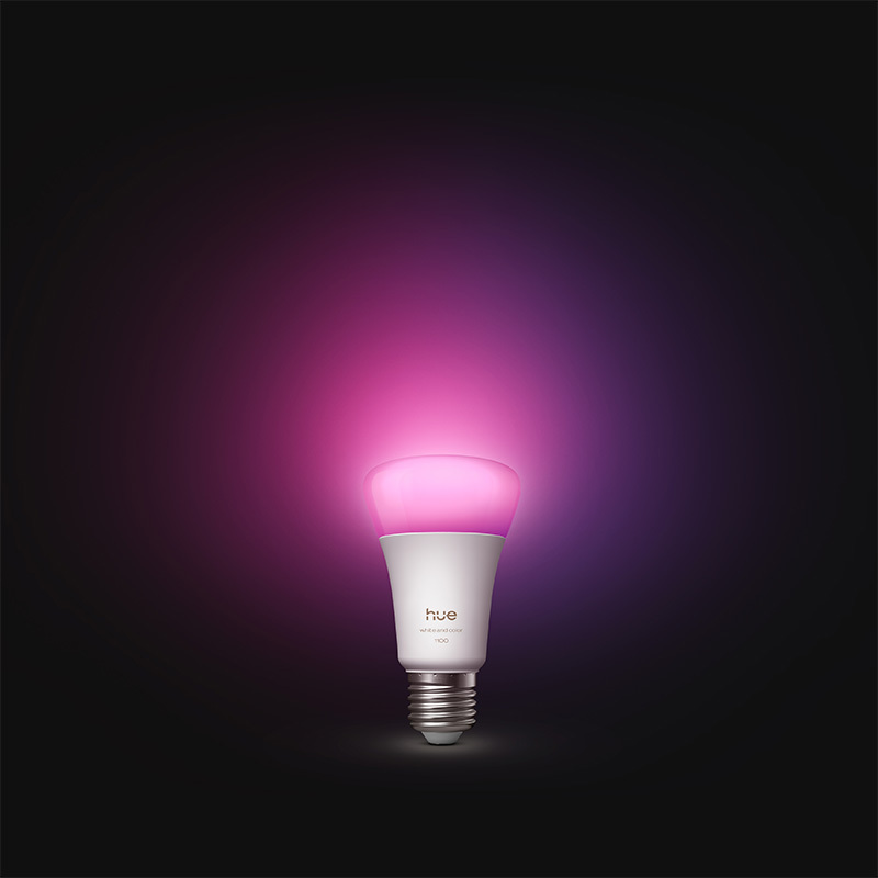 Hue E27 White & Color Ambiance Single Bulb 11W