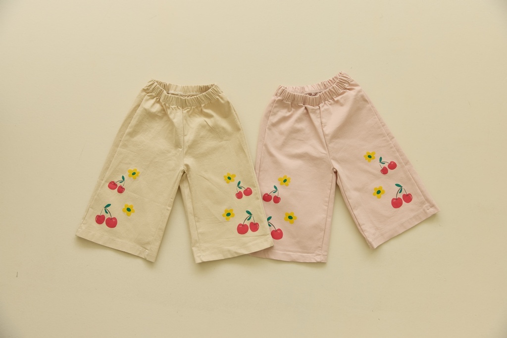 正韓夏Orangemom 兩色櫻桃寬褲