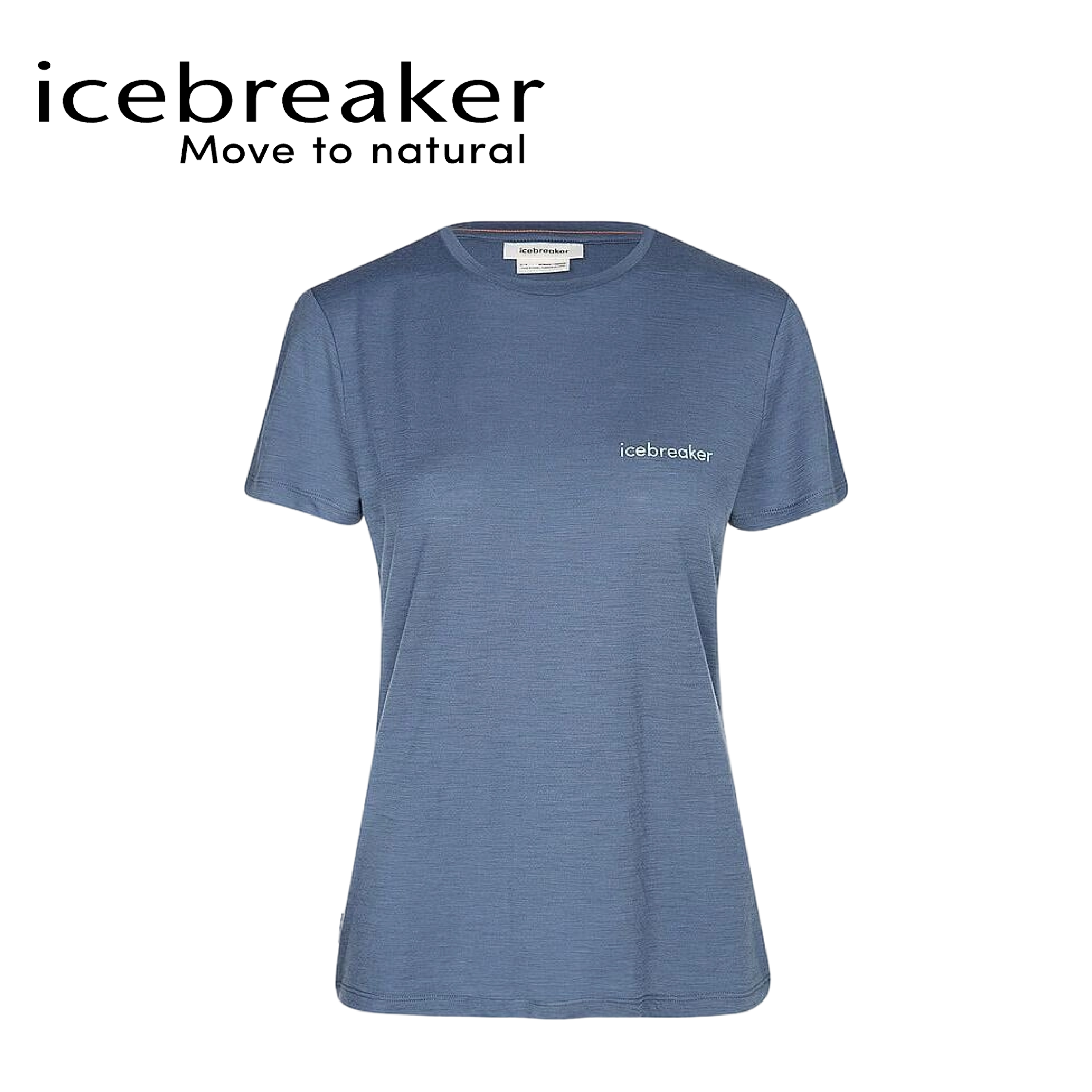 Icebreaker 紐西蘭 Tech Lite 圓領短袖上衣 女款 (藍色) 10IB0A57CE