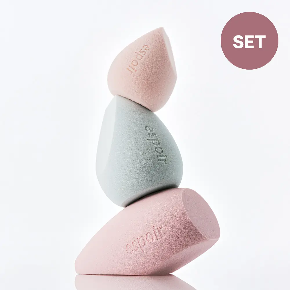 ESPOIR 專業美妝蛋三入組 (巨無霸+標準+迷你)