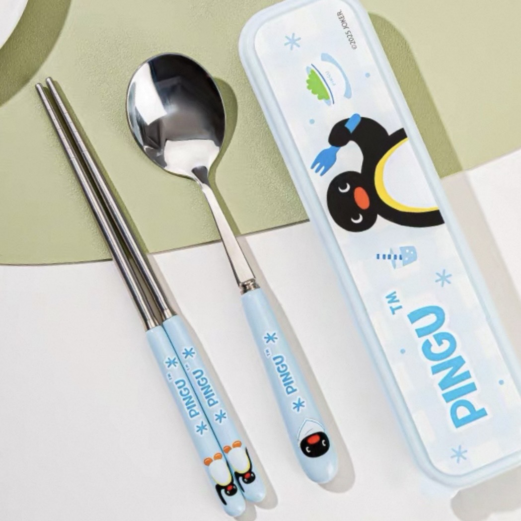 PINGU 企鵝家族 環保餐具組