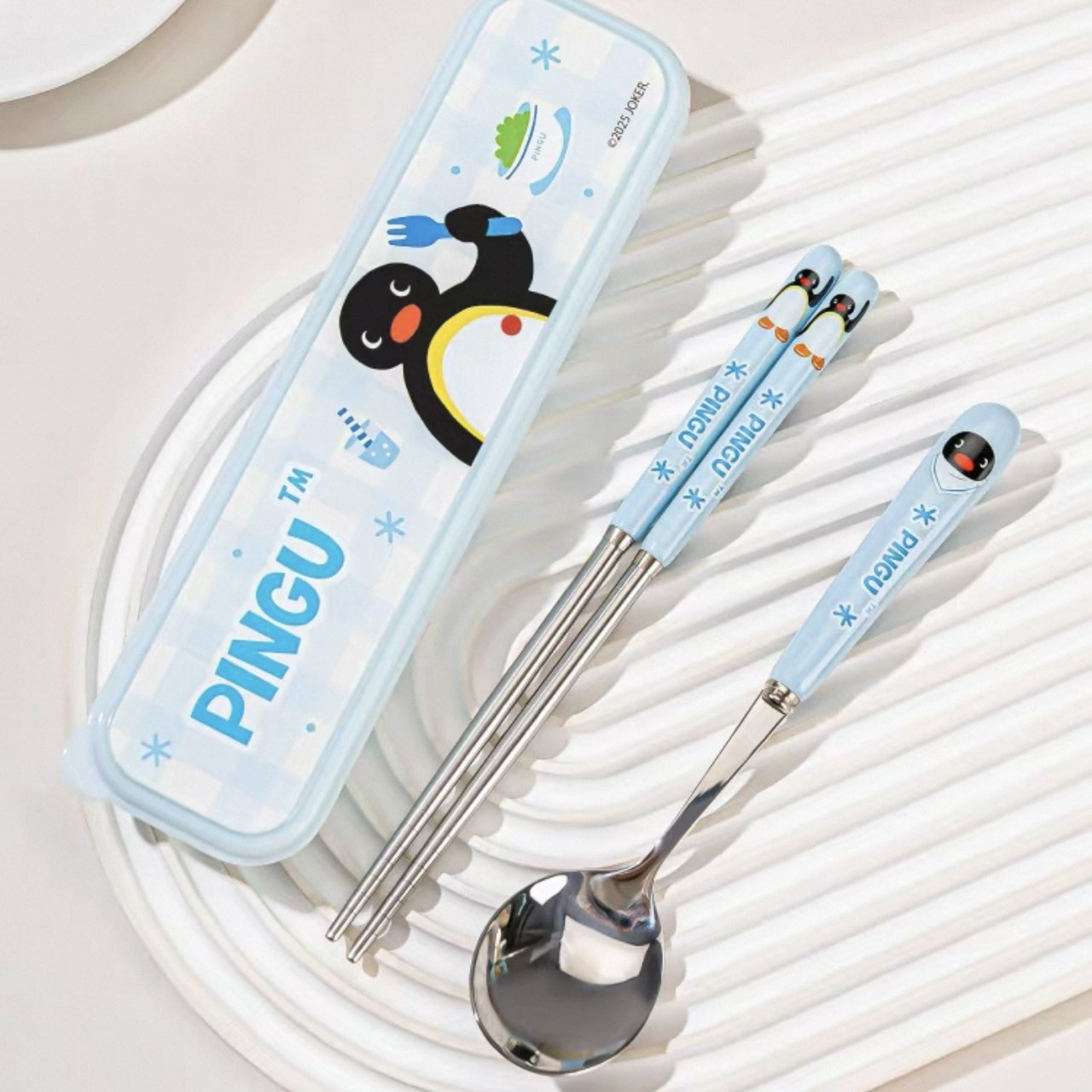 PINGU 企鵝家族 環保餐具組