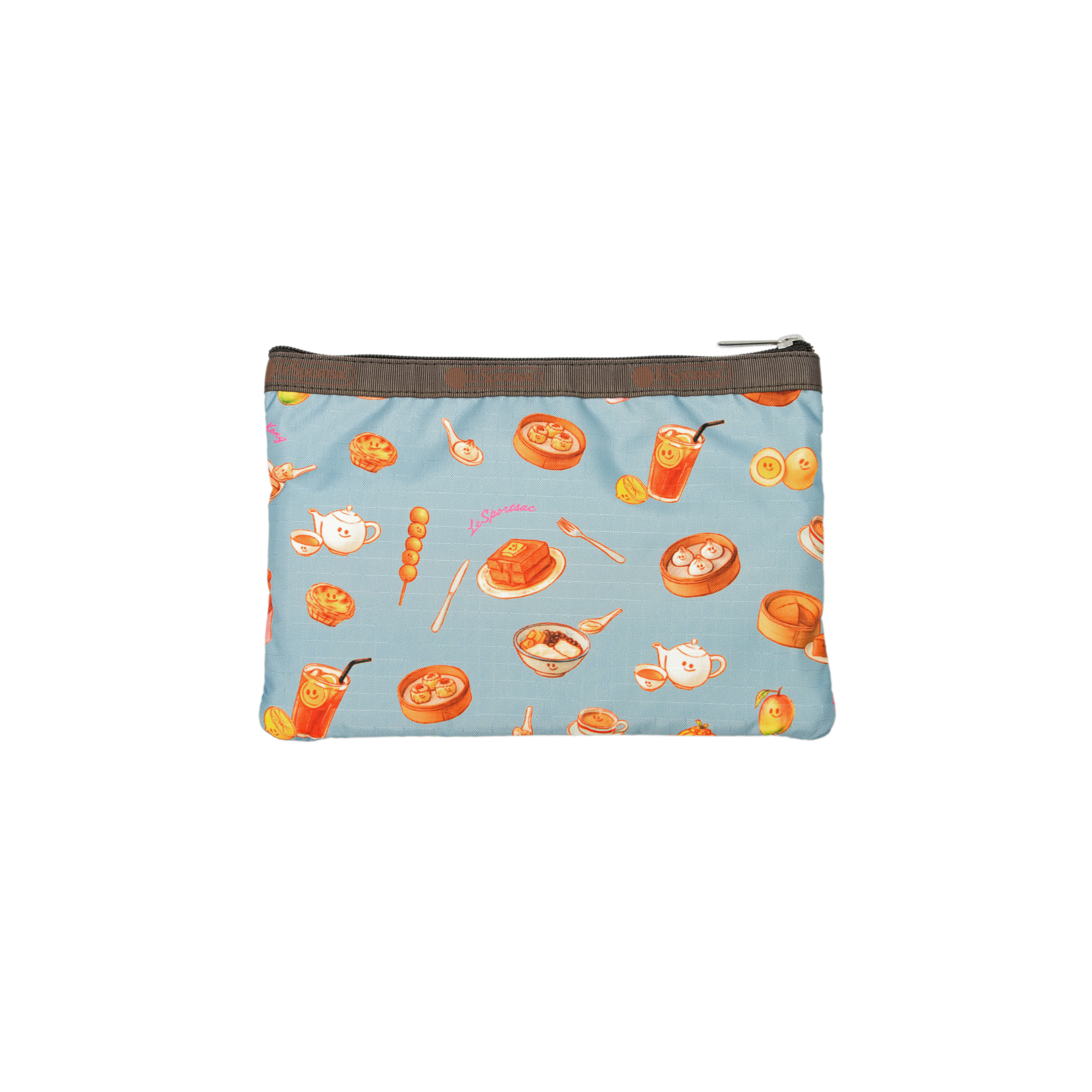 三拉鍊化妝袋 (SWEET HONG KONG TREATS)