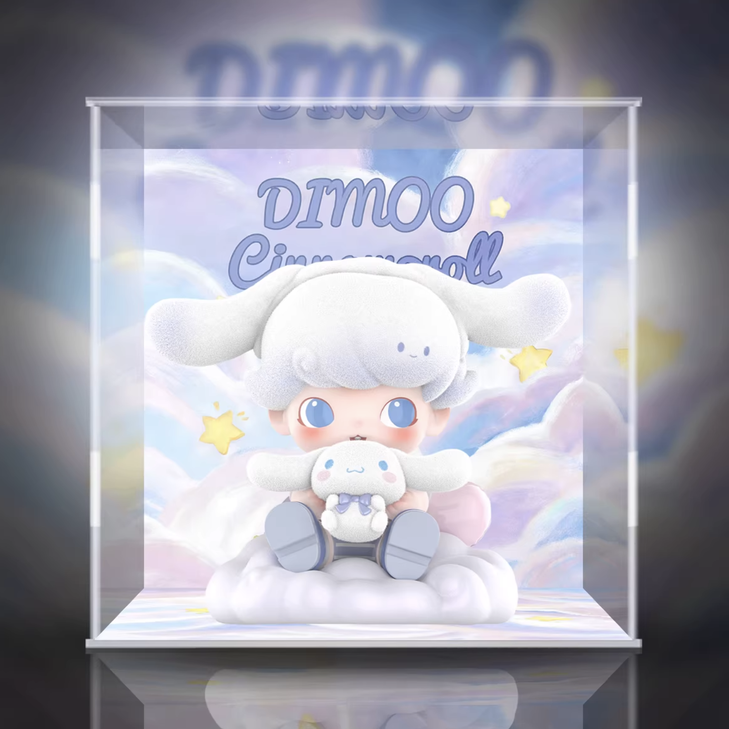 [AOWOBOX] Dimoo World 大耳狗 玉桂狗 展示盒