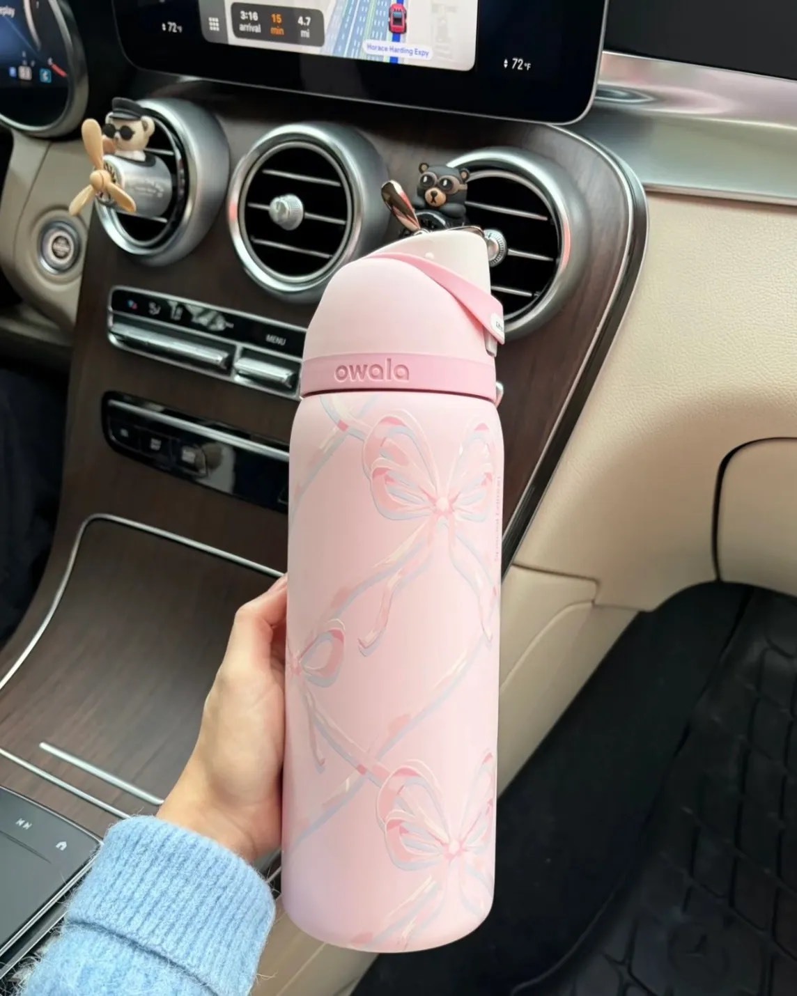極限量‼️ OWALA FREESIP 32OZ 粉色 櫻花粉 蝴蝶結 冷水杯 直飲杯 吸管杯