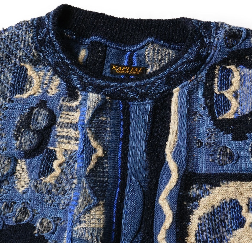 RE-STOCK: KAPITAL 7G BORO GAUDY Crew Sweater - PRE ORDER ITEM (預訂中)