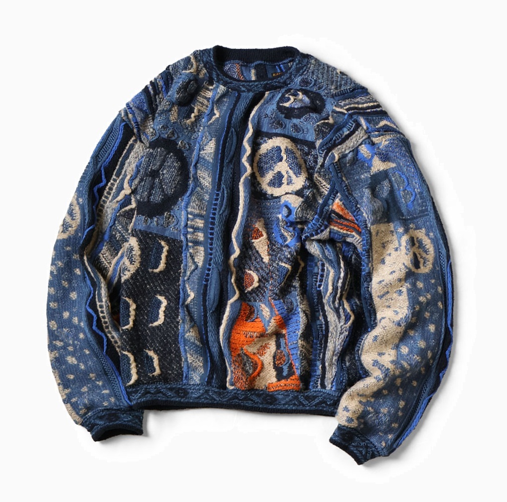 RE-STOCK: KAPITAL 7G BORO GAUDY Crew Sweater - PRE ORDER ITEM (預訂中)