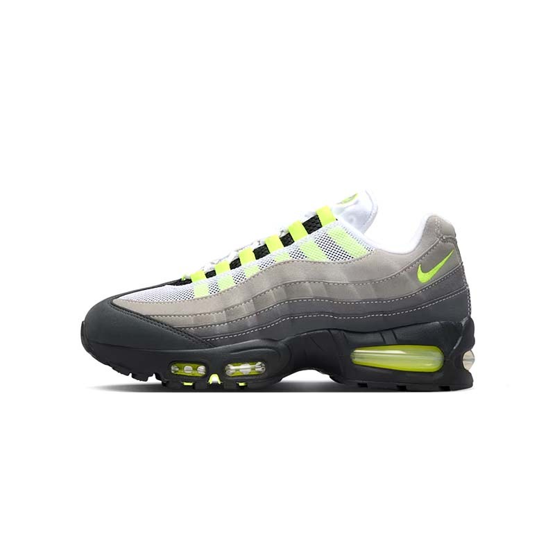 Nike Air Max 95 Big Bubble Neon 休閒鞋 黑灰 螢光綠 女鞋 IO9926-001 [台灣現貨]