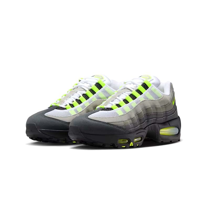 Nike Air Max 95 Big Bubble Neon 休閒鞋 黑灰 螢光綠 女鞋 IO9926-001 [台灣現貨]