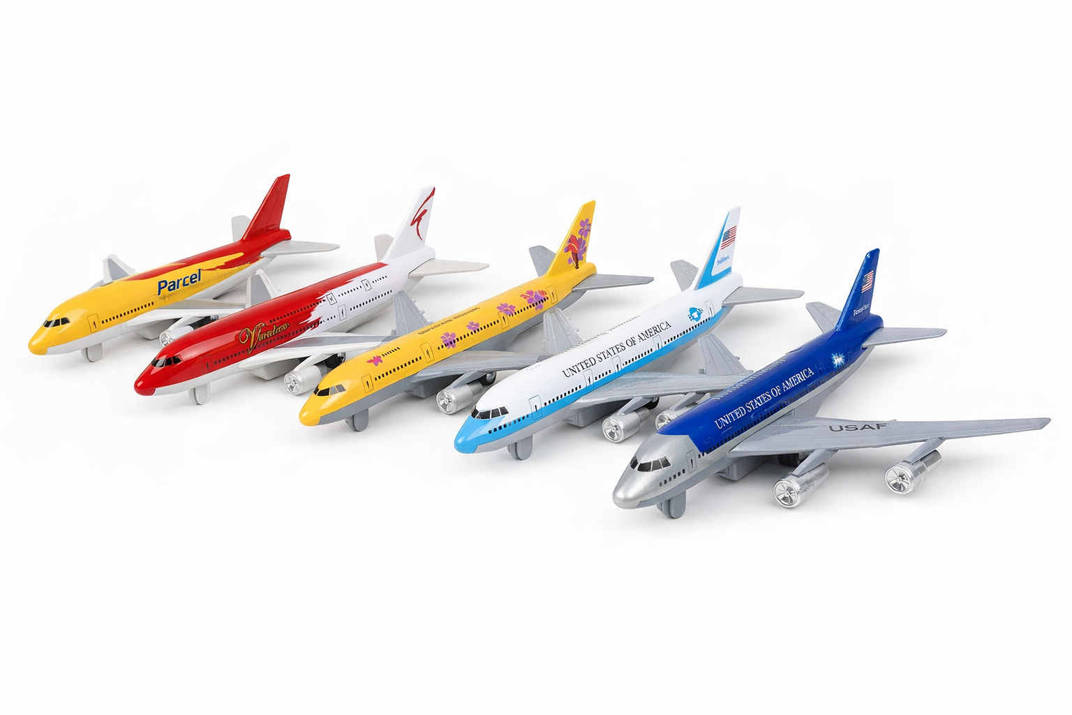 巨無霸迴力飛機玩具 塗裝隨機出