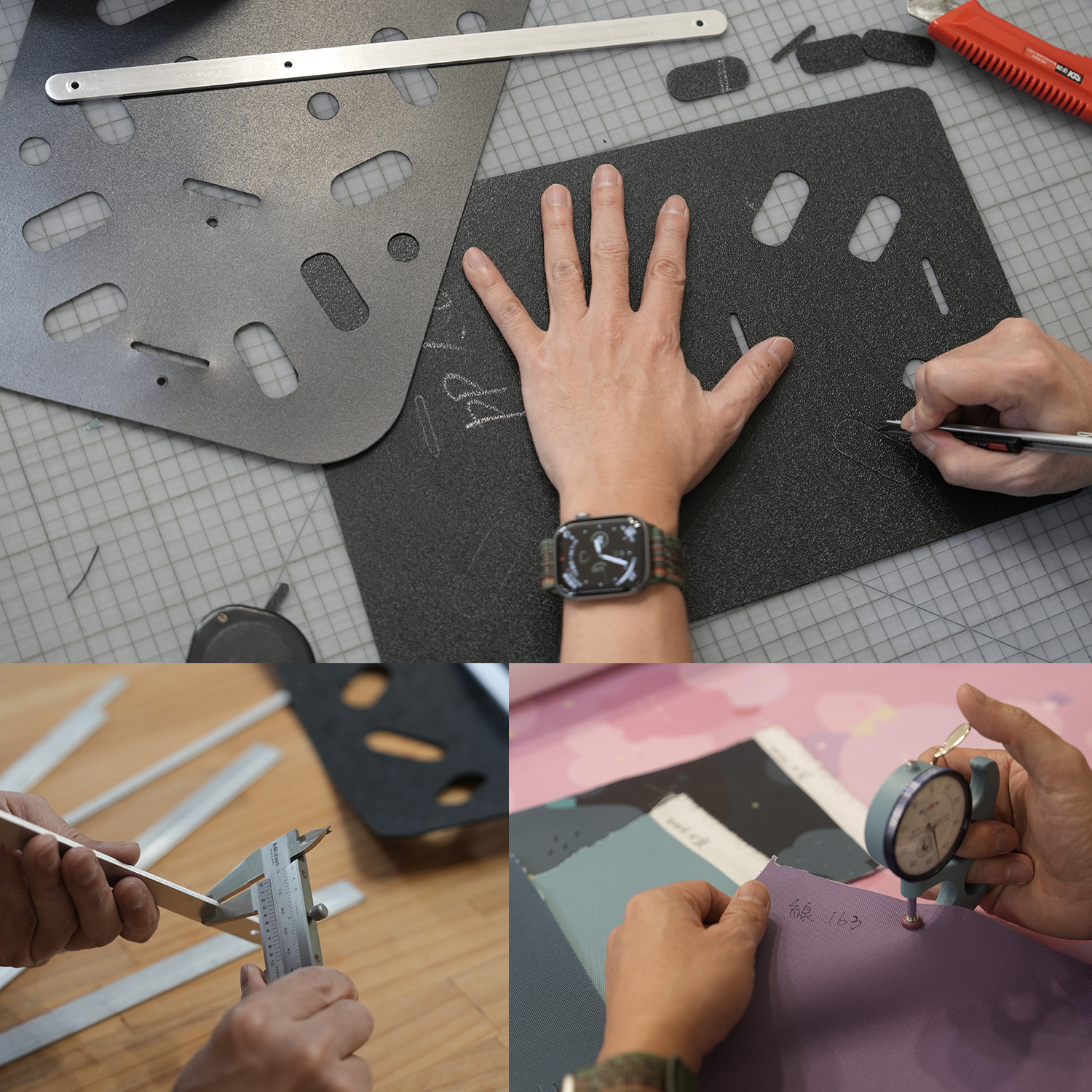 所有材料的強度與重量的嚴格要求與測試