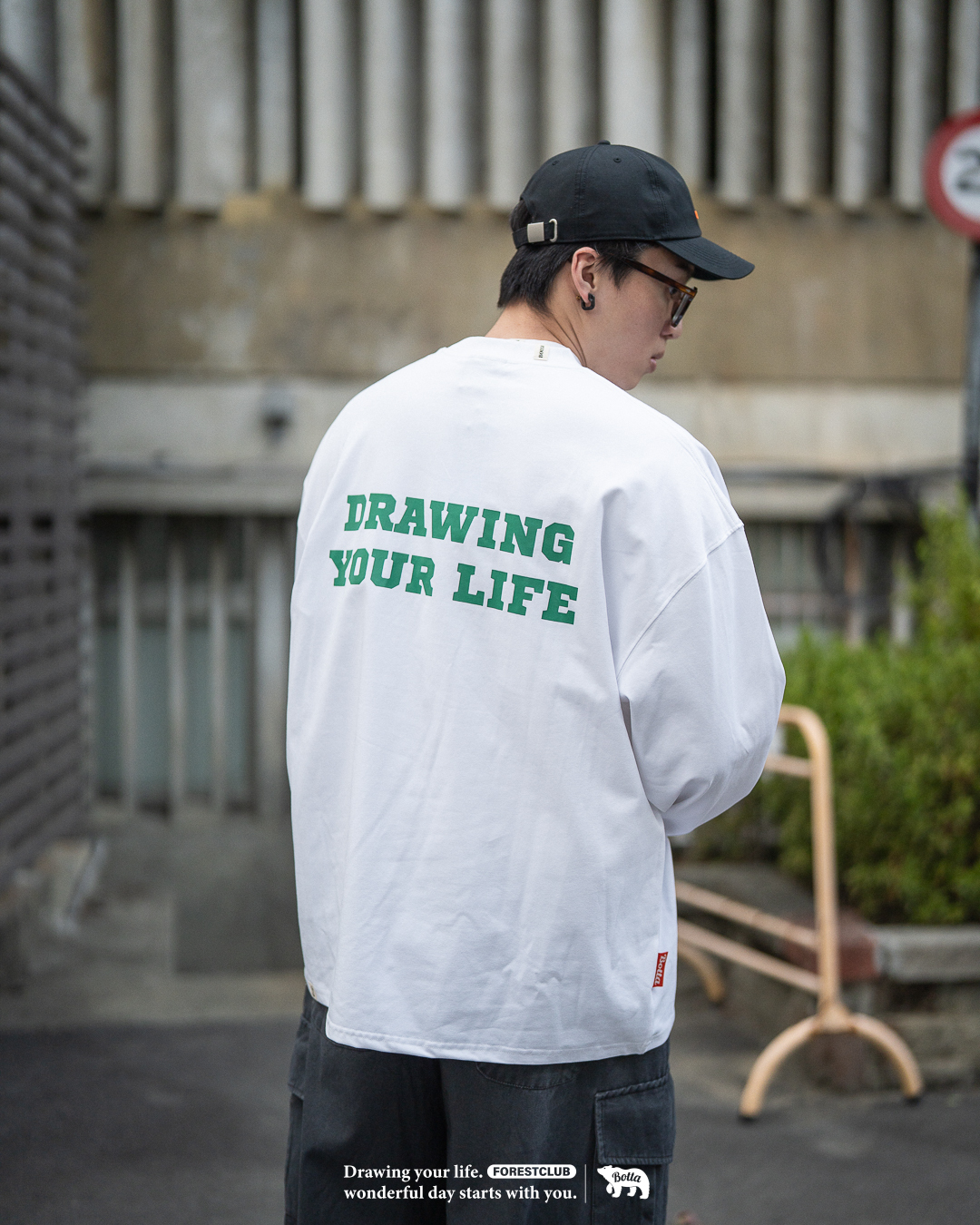 #現貨 BOTTA 英文字體 薄長踢 三色 22316