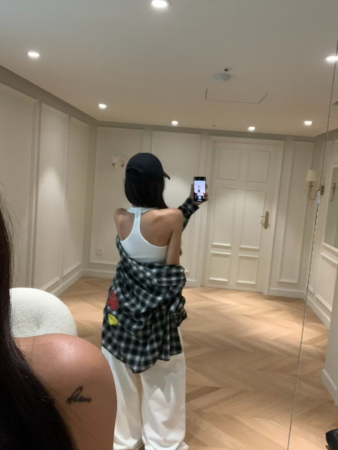 #AF61美背Ｔ字背心(黑/白/杏/粉/灰)