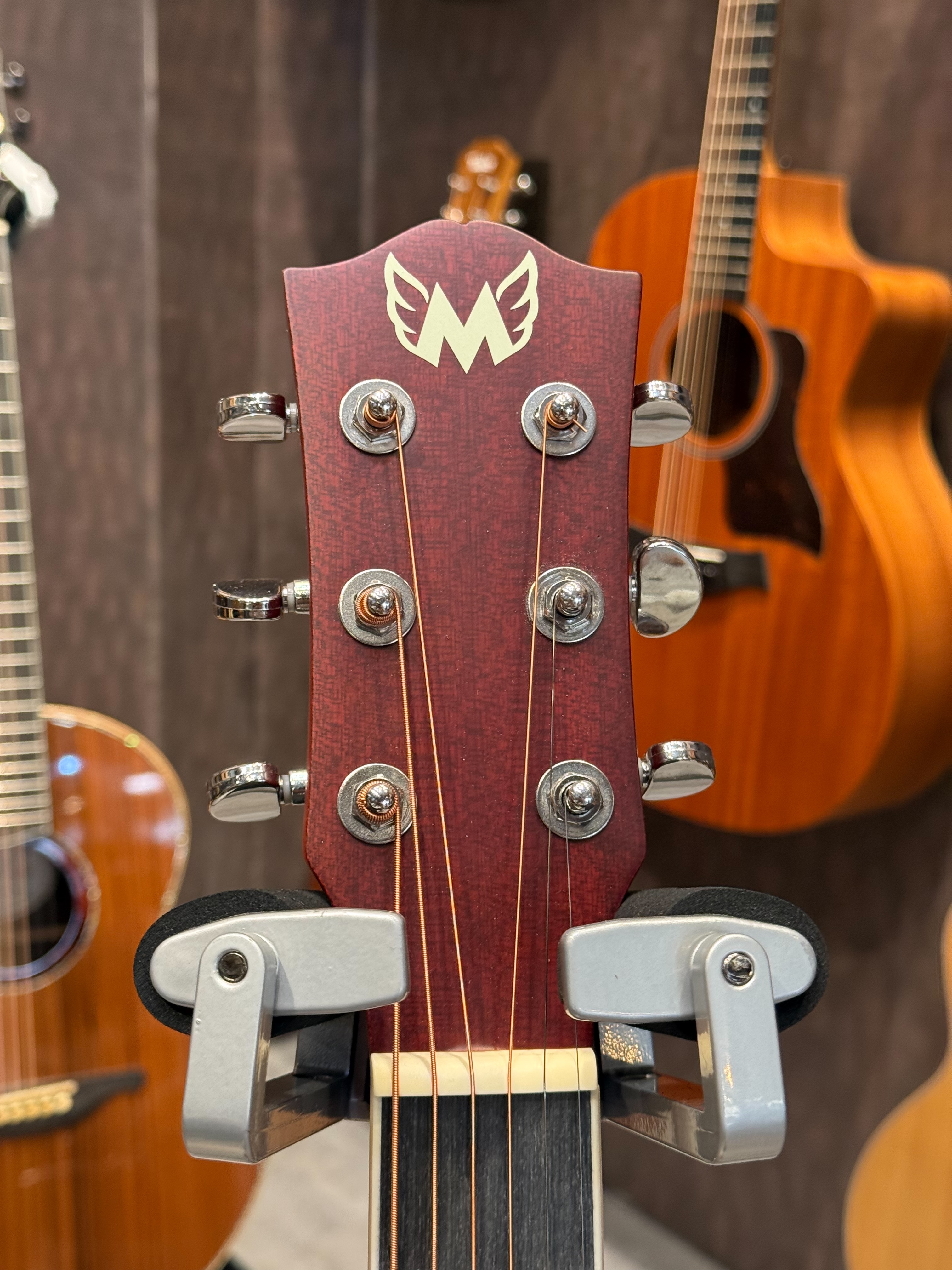 Mighty Dream MD-200 40吋 合板木吉他 原木色 漸層色 黑色 第 4 張圖片｜三峽吉他 / Bass