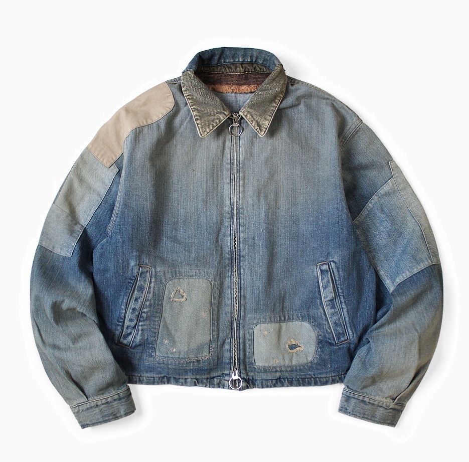 KAPITAL 2026 12oz DENIM Drizzler SHORT JACKET (GOLD RUSH Remake) - PRE ORDER ITEM (預訂中)
