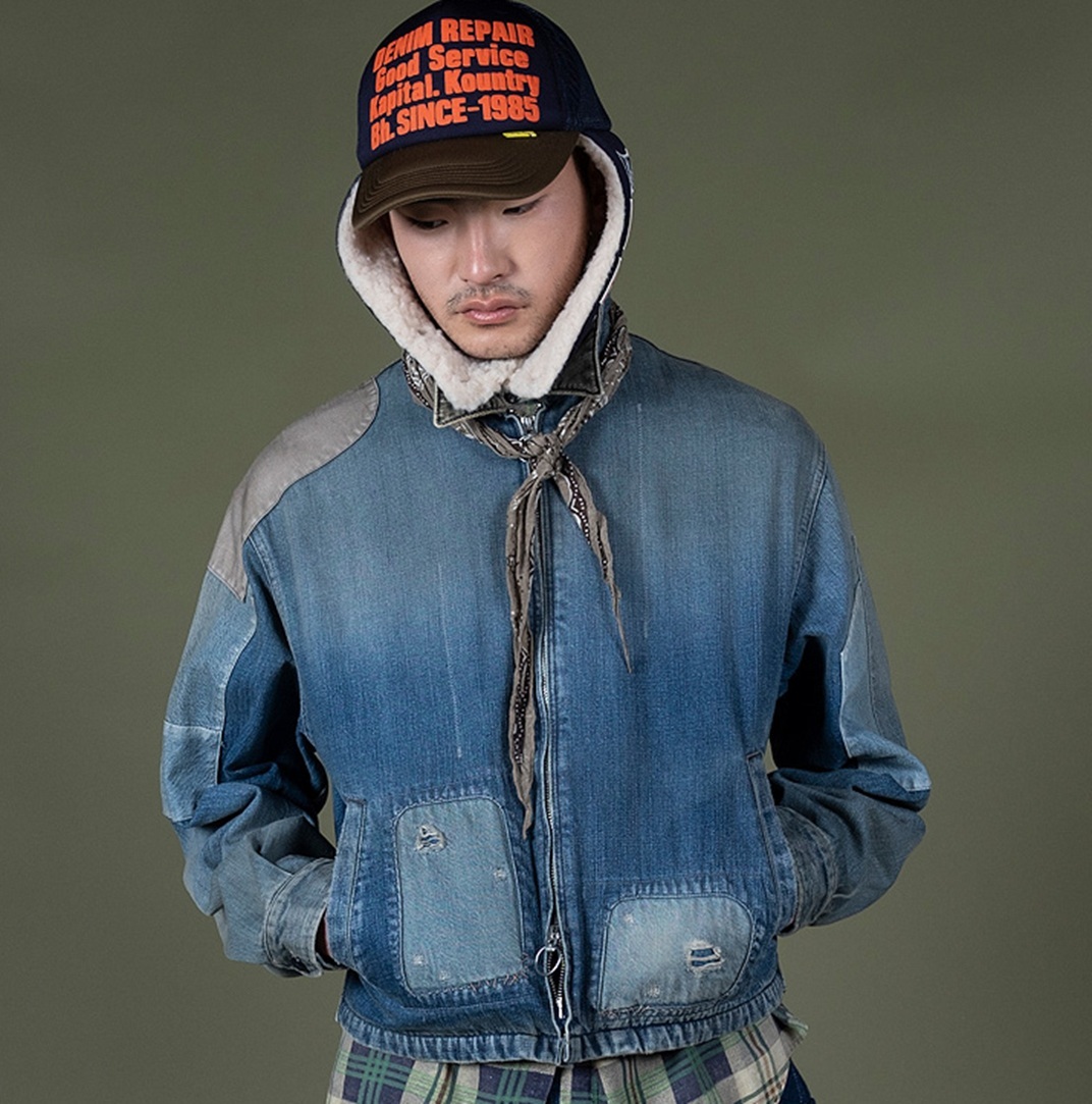 KAPITAL 2026 12oz DENIM Drizzler SHORT JACKET (GOLD RUSH Remake) - PRE ORDER ITEM (預訂中)