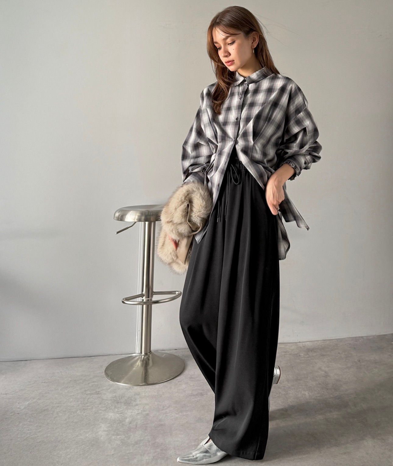 【預購】JN030902 ClassicalElf 極致顯瘦質感寬褲