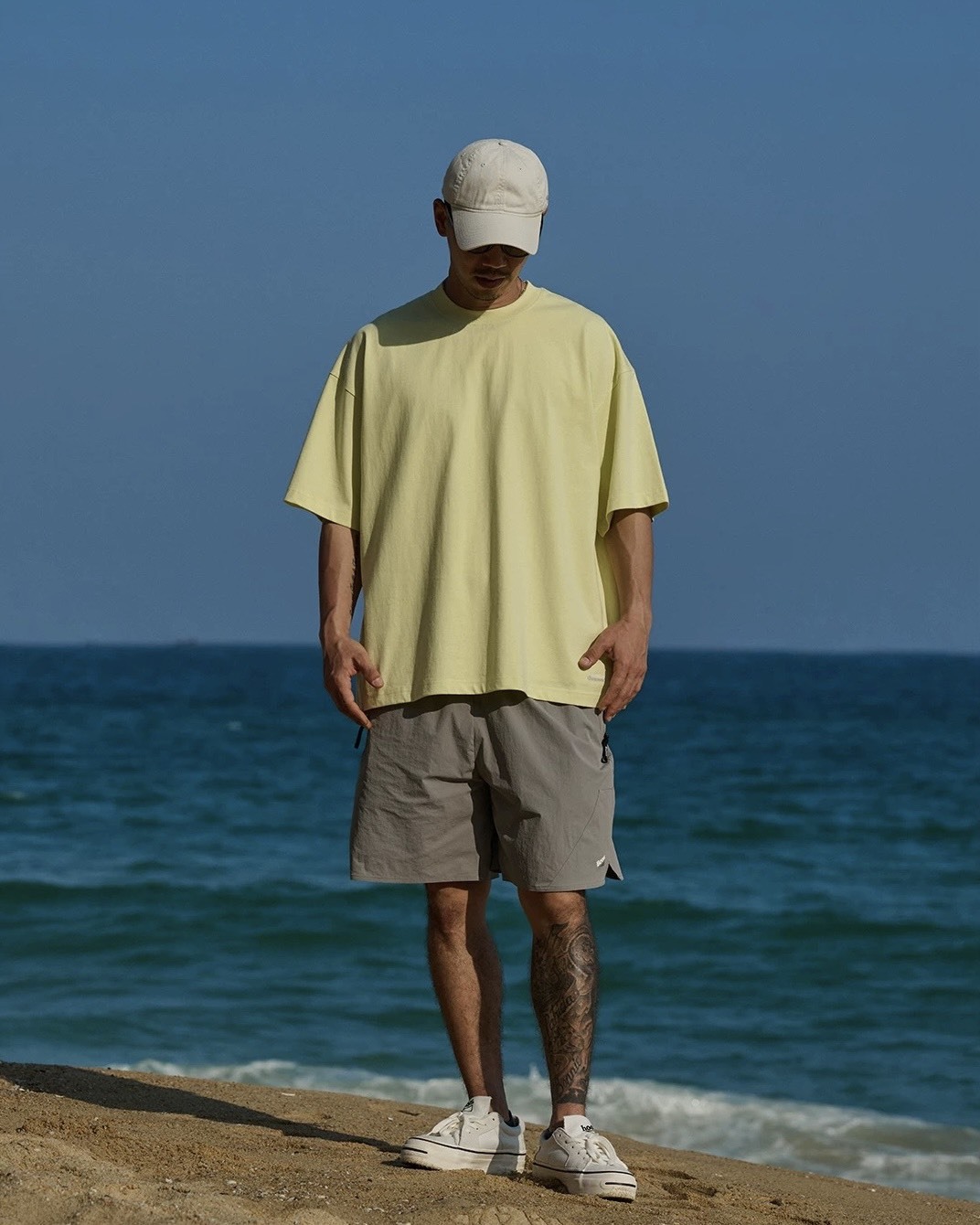 #預購 Broshood 26SS 日系寬鬆 簡約 “summer”繡花 夏季短踢 基礎款 打底衫 四色