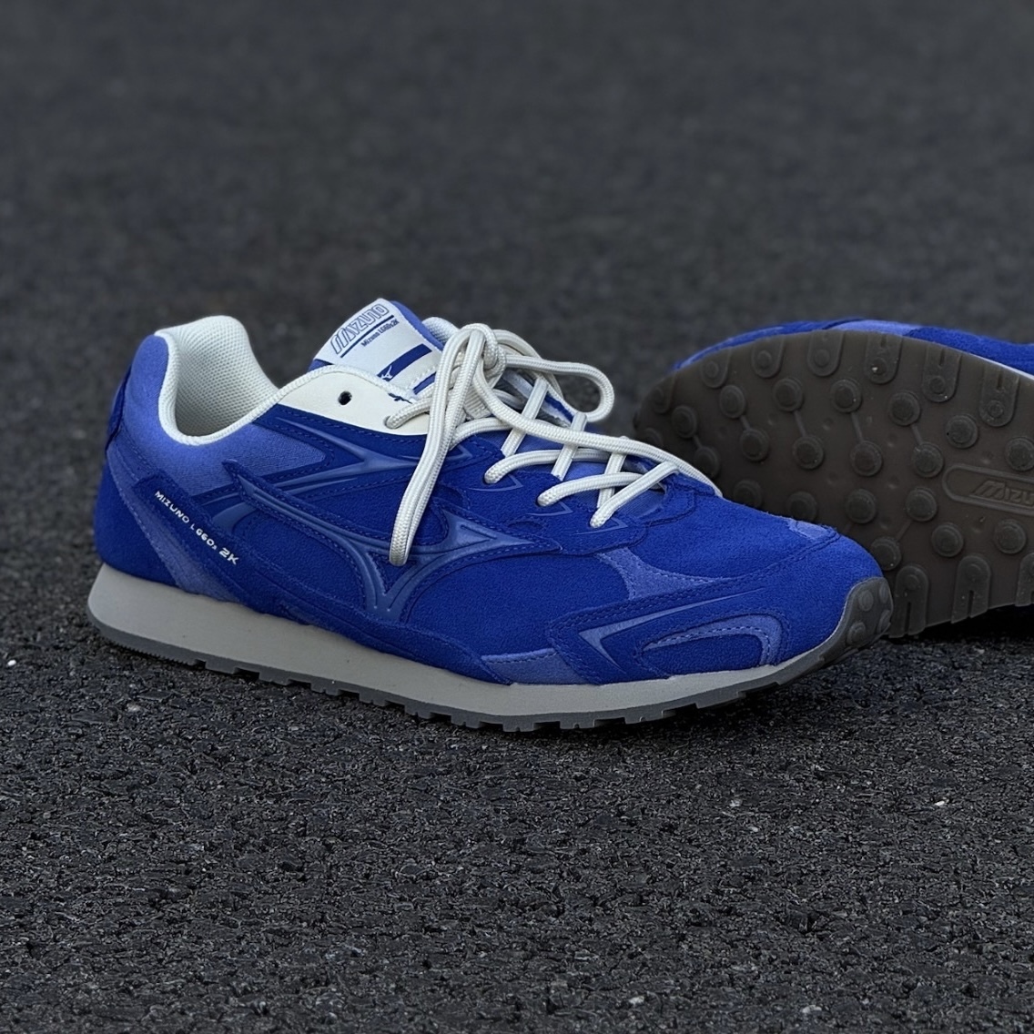 MIZUNO LG 60S 2K 電光藍 復古 潮流 薄底 德訓鞋 美津濃 D1GH242113