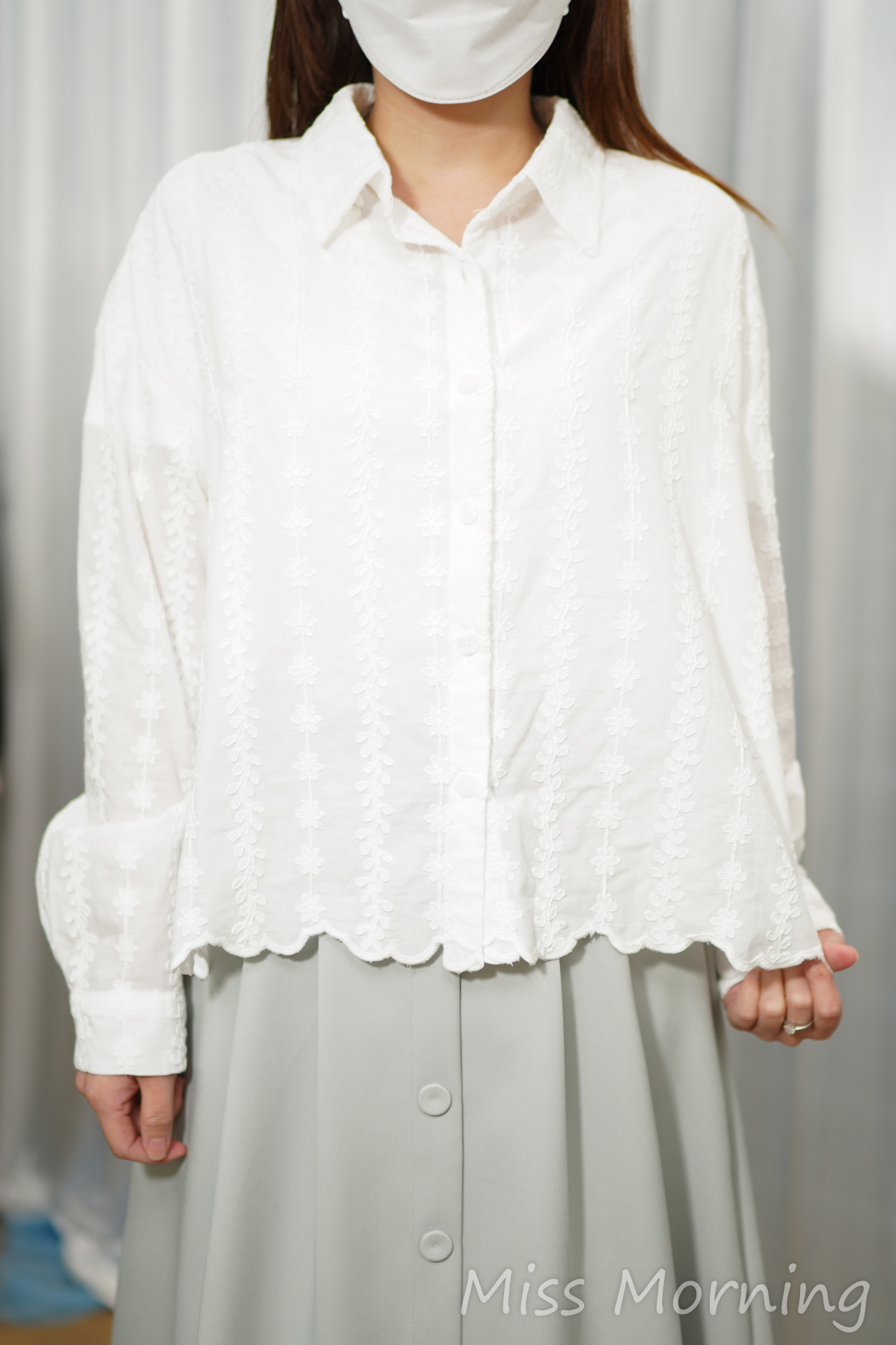 全通花lace上衣(15089)