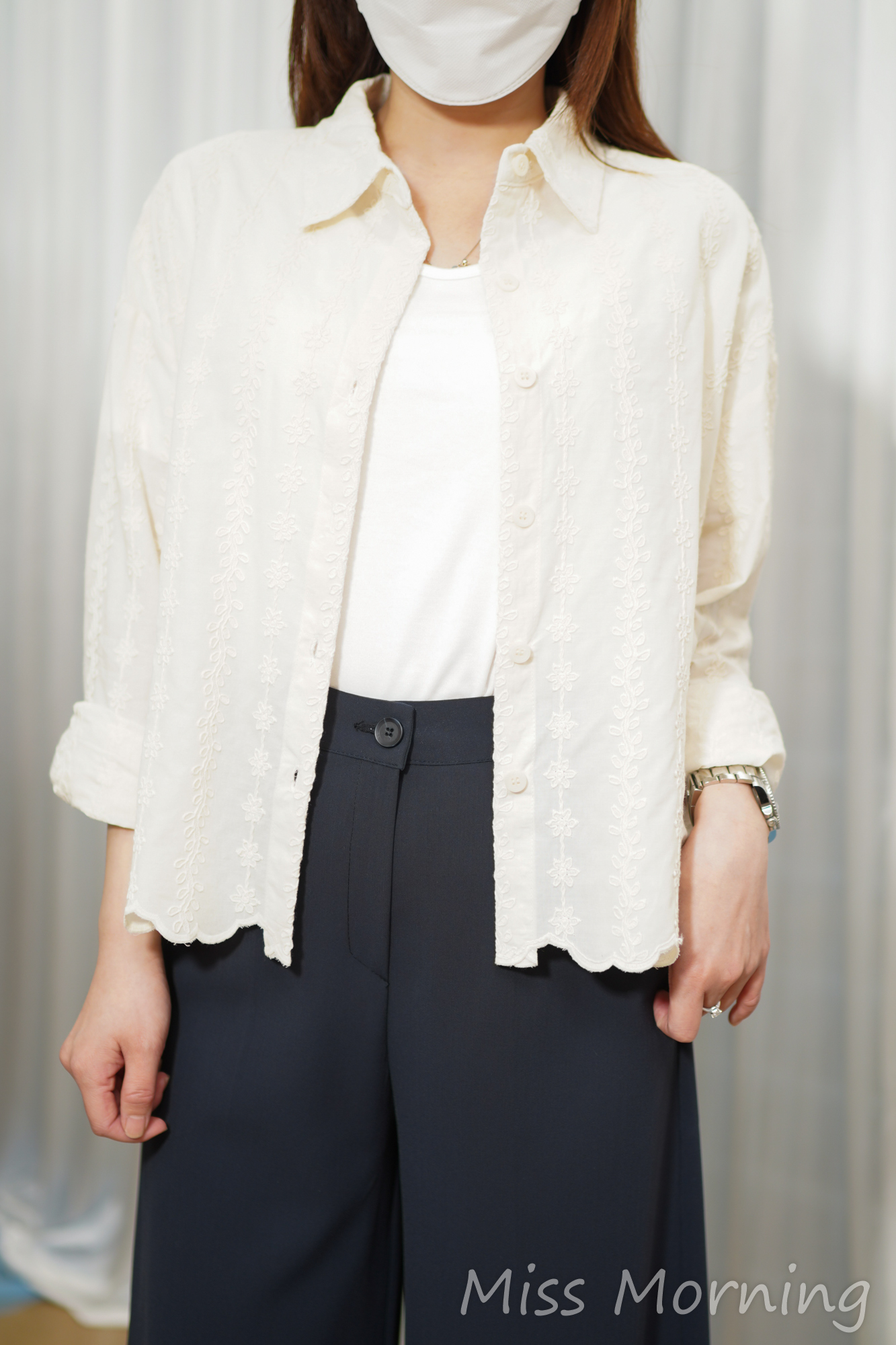 全通花lace上衣(15089)