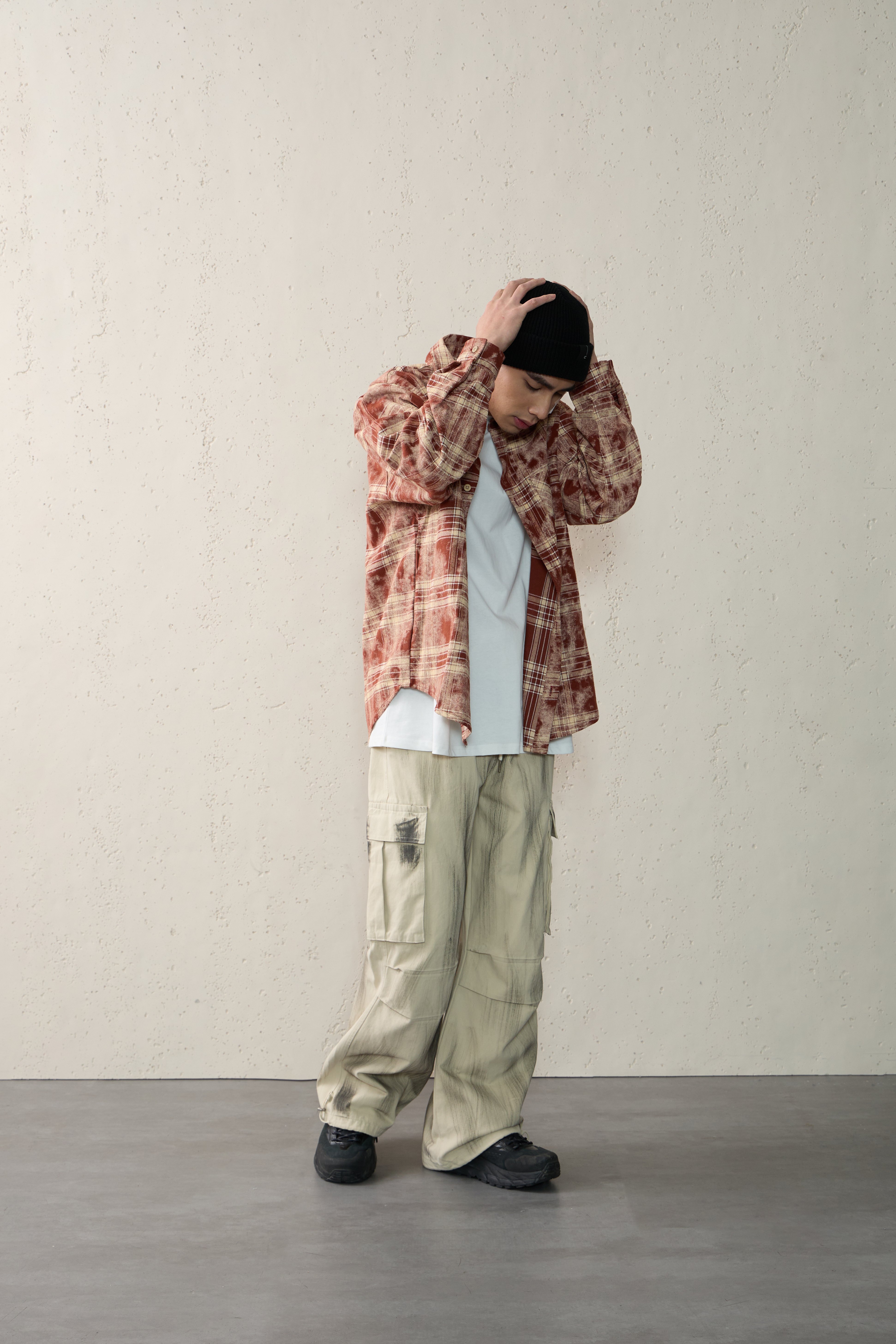 NOIR 美式高街工裝褲