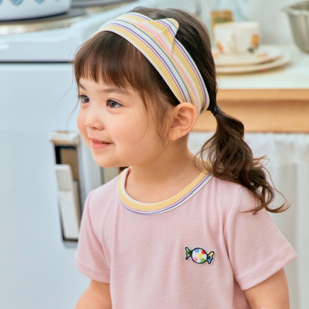 正韓夏1stblue 彩虹耳朵髮帶