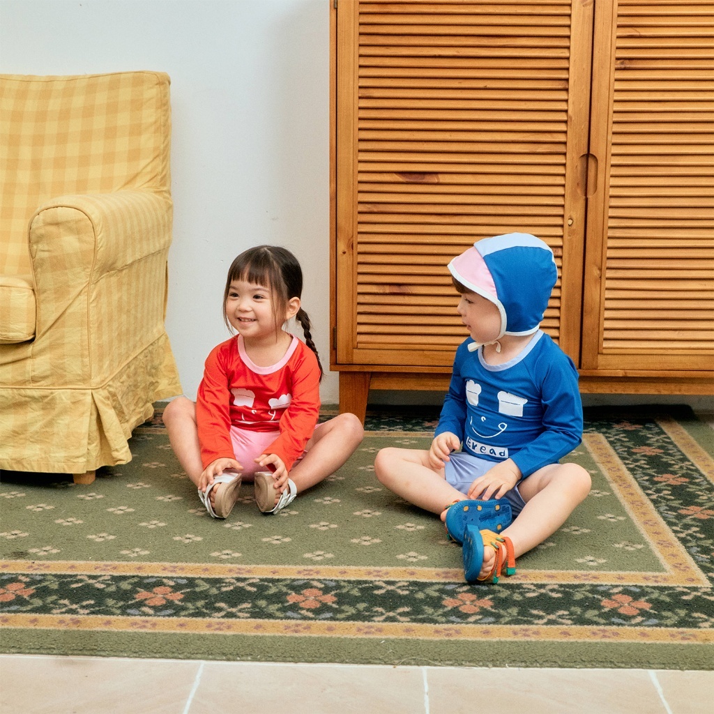 正韓夏1stblue 烤麵包泳衣套裝