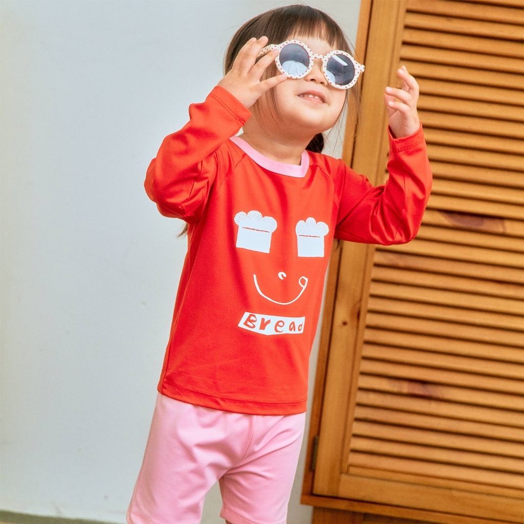 正韓夏1stblue 烤麵包泳衣套裝