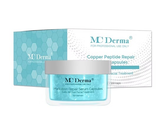 (6811) MC DERMA 藍銅胜肽修護精華膠囊100粒 (藍)