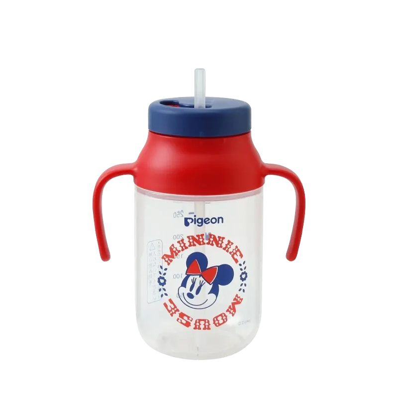 Pigeon 貝親 迪士尼 Kurutto吸管杯