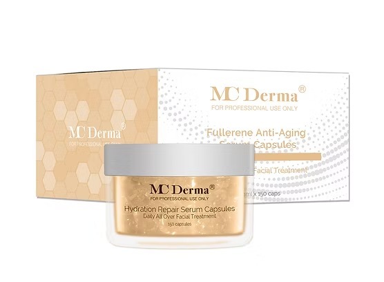 (6813) MC DERMA 富勒烯抗衰老精華膠囊150粒(黃)